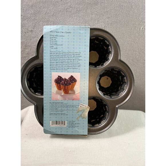 Nordic Ware Ice Cream Cone Cupcake Pan For Baking & Decorating New - Picture 1 of 2